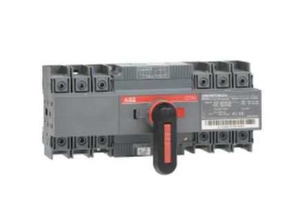 ABB Stotz-Kontakt OTM100F3CMA230V, load changeover switch with motor, 3-pole, 100A, with handle for manual operation, 1SCA120071R1001