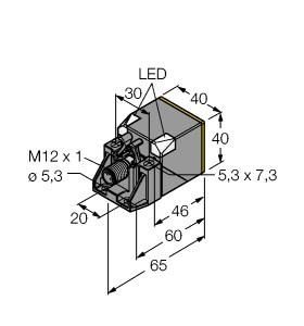 Turck 1627245 BI20U-QV40-AP6X2-H1141 inductive sensor