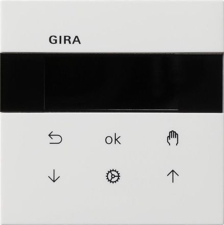 Gira 5366112 blind and timer display surface switch rw