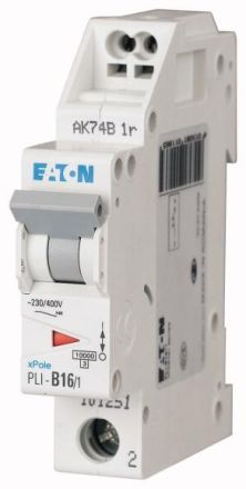 Eaton PLI-C16/1 circuit breaker, 16A, 1p, C-Char , 101258