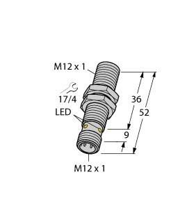Turck 1634340 BI3U-EM12-AP6X-H1141 inductive sensor