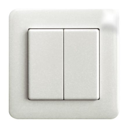 Eltako 30000244 FT55ES-wg pure white glossy wireless button