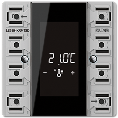 Jung LS5194KRMTSD KNX compact room controller module 4-way, F50 room controller, LS series