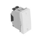 EFAPEL TWO-POLE SWITCH - 1 MOD WHITE