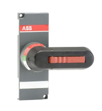 ABB Stotz-Kontakt OTV250EK, direct handle black 65mm including shaft and cover labeling Test-0 OFF-1 ON, 1SCA022763R2700