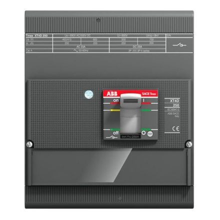 ABB Stotz-Kontakt 1SDA075621R0001 XT4N-D 250 MCS-UL/CSA Im=3000 4p FF circuit breaker