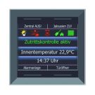 Issendorff 30043 LCN-GT12B black with 12 keys glass keypad