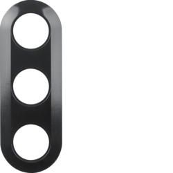 Berker 138131 frame 3-way black, glossy Series 1930