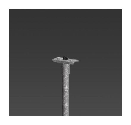 RZB 982050.000 L for mast d76mm 2-sided mast attachment