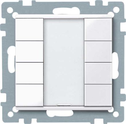 MERTEN 617425 KNX push button sensor Plus System M | 4-way | active white glossy