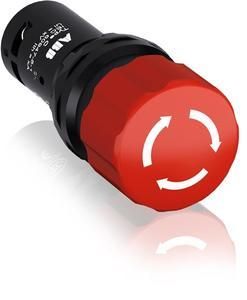 ABB Stotz-Kontakt CE3T-10R-11, emergency stop button Compact 30mm rotary release 1NO+1NC CombiLine-Compact, 1SFA619500R1071