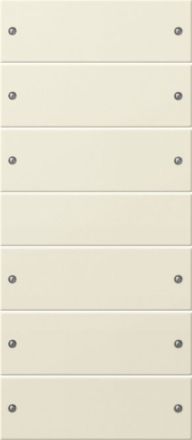GIRA 218601 TS3 rocker set System 55 | 6-way (3+3) | cream white glossy