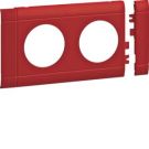 TEHALIT GB080203020 Modular panel 2-way socket DA:80mm red