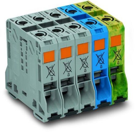Wago 285-159 for high current terminals 50qmm three-phase set