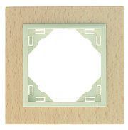 EFAPEL SINGLE FRAME WALNUT-TREE/ALUMIUM
