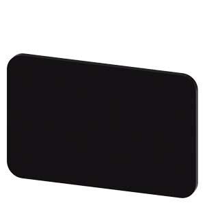 Siemens 3SU1900-0AD16-0AA0 labeling plate 17.5x27 black
