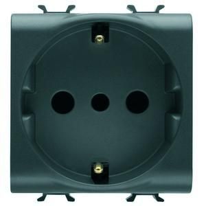Gewiss GW12205 2M 2P+PE 16A P30 ital./ger. Stand black socket