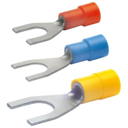 Klauke 650C6 according to DIN fork shape M6 4-6qmm insulated crimp cable lug