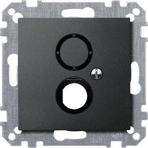 MERTEN 468514 central plate anthracite System M