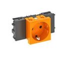 OBO Bettermann STD-D0C ROR1 0° 1-way socket SCHUKO, 6120344