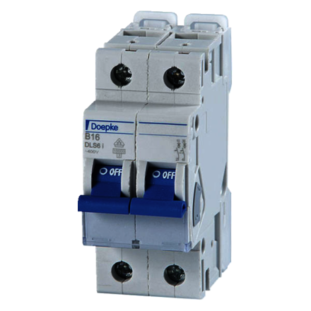 Doepke 09916083 DLS6I B16A 2-pole 10KA circuit breaker