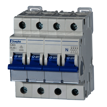 Doepke 09916322 DLS6I C13A 3-pole+N 10KA circuit breaker