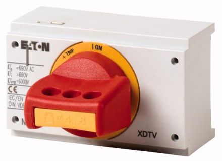 Eaton NZM2-XDTVR-NA rotary handle, red, lockable on handle, NA version, 271456