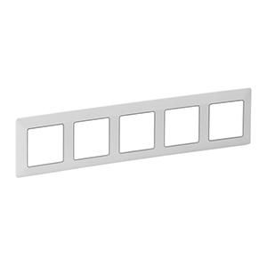 Legrand 754035 frame Valena Life 5-WAY UW/CHROME, (white)