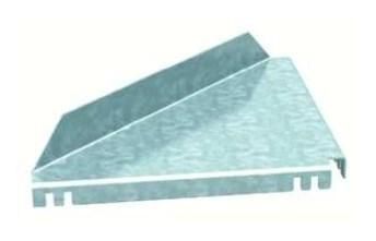 OBO Bettermann LEB 50 DD for cable ladder corner plate, 6221259