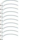 Hager KU9B43GVZ BKE 430mm br/bl S PK=10pcs voltage tap