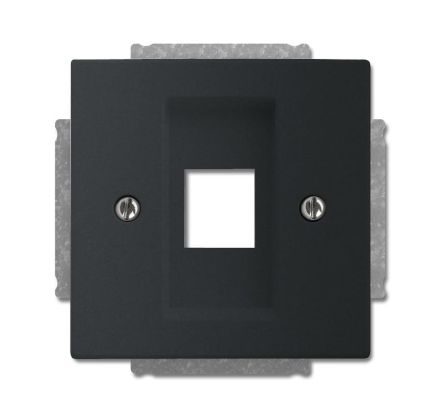 Busch-Jaeger 2561-885 central plate, with support ring, matt black