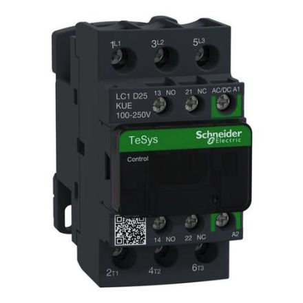 Schneider Electric LC1D25KUE 11kW/400V/AC3 25A coil 100-250V AC/DC contactor