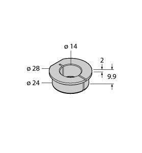 Turck 1590929 RA2-QR24 reducing sleeve