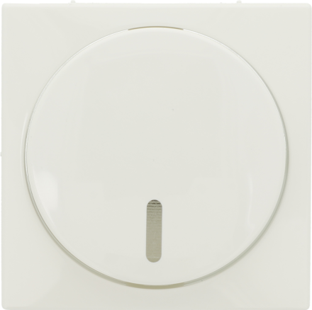 Klein K55115/04BB dimmer cover, alpine white