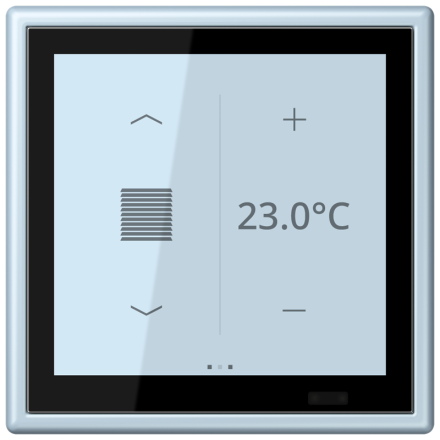 Jung LC459D1S208 LS Touch KNX room controller, outremerclair