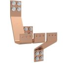 ABN XAS991SE 80x10mm 3-pl.1600A busbar set