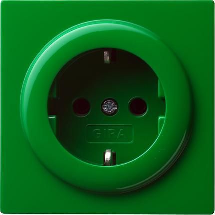 Gira 018845 SCHUKO S-Color Green