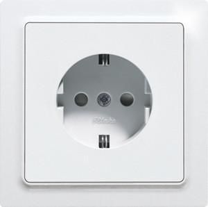 Eltako 30055893 DSS55E-pg polar white glossy socket