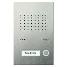Ritto RGE1810125 Acero pur stainless steel door station audio, 1 WE, stainless steel