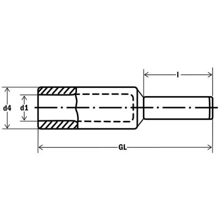 HAUPA 293964 press connector Al/Cu 50qmm RM/SM