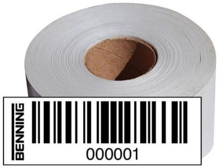 Benning 756308 consecutive number (7001-8000) barcode labels