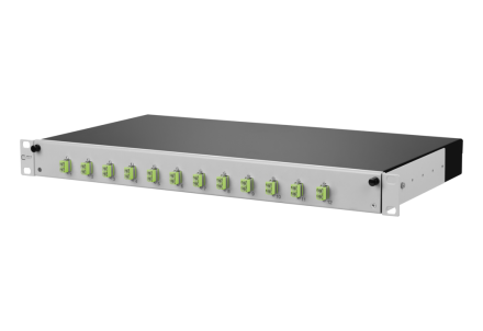 METZ CONNECT 1502687M12-F OpDAT slide splice 12xLC-D OM5 patch panel