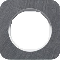 Berker 10112389 frame anthracite/polar white glossy, Berker R.1