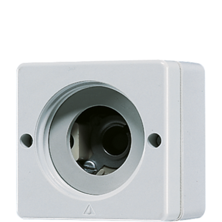 Jung 637WOT upper part for light signal without cover, E10 thread, WG 600, grey