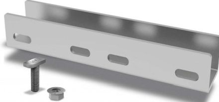 K2 Systems 2002404 M RC SingleRail 50 Set SU=10 rail connectors