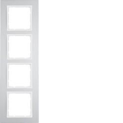 Berker 10143904 frame aluminum/polar white Berker B.3