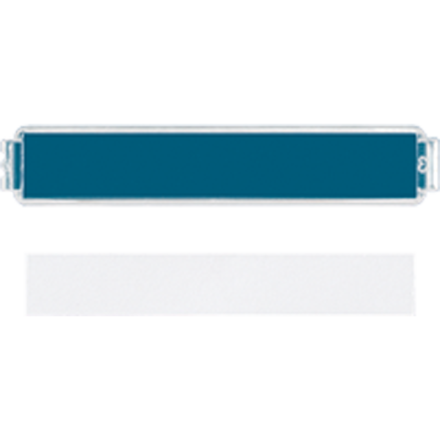 JUNG A20NA lettering field cover series A | with insert for lettering field 6x46 mm | alpine white