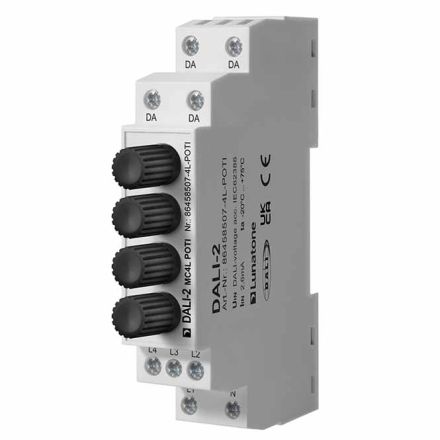 LUNATONE 86458507-4L-POTI DALI control module | DIN rail, potentiometer