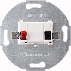 MERTEN 466919 Loudspeaker connection insert 1-way polar white