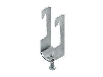 Niedax BW30/2AL 40x40x4-6mm D: 26-30mm aluminum U-clamp